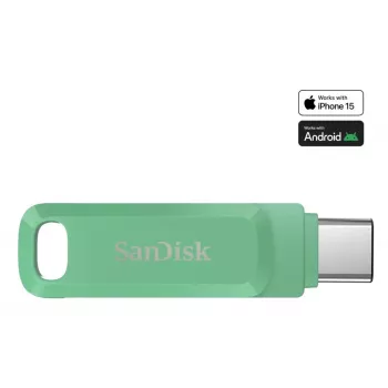 WESTERN DIGITAL SanDisk Ultra Dual Drive Go 512 GB USB atmintukas – USB-C / USB-A – Žalia
