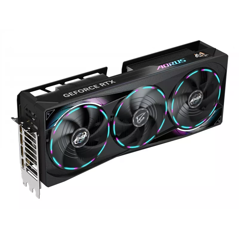 GIGABYTE AORUS GeForce RTX 5080 MASTER 16G vaizdo plokštė – 16 GB GDDR7, 256 bit, PCI-E 5.0, 2805 MHz