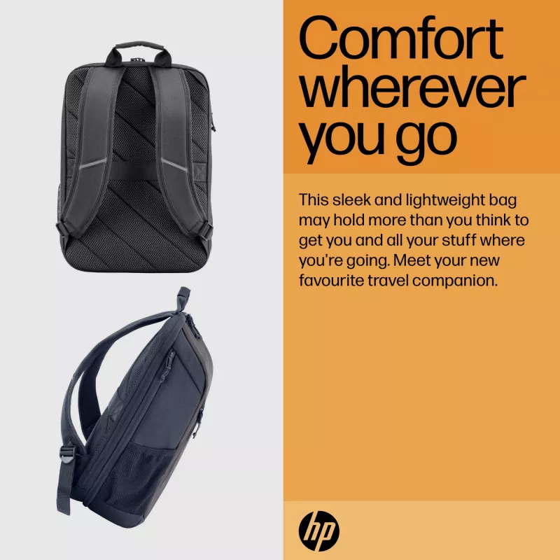 HP Travel 18 Litrų 15.6 col. Pilkai Melsva Kuprinė nešiojamam kompiuteriui