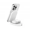 BELKIN BoostCharge Qi2 15W Magnetinis 2 viename stovas – Baltas
