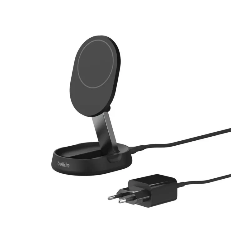 BELKIN BoostCharge Pro belaidis įkrovimo stovas - Qi2 15 W - juoda