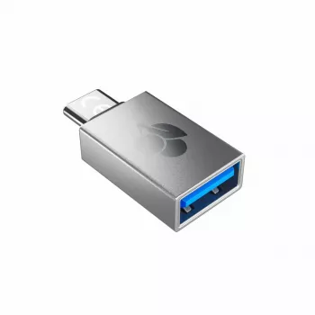 CHERRY 61710036 adapteris USB-A į USB-C sidabrinis