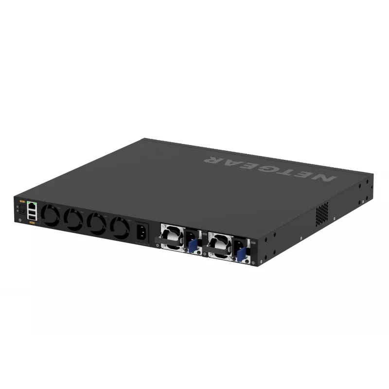NETGEAR M4350-48G4XF valdomas L3 „Gigabit Ethernet“ (10/100/1000) jungiklis su PoE, 1U, juodas
