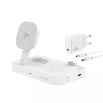 Belaidis įkroviklis 4smarts Qi2 Universal White Fast Charging Indoor AC 12V