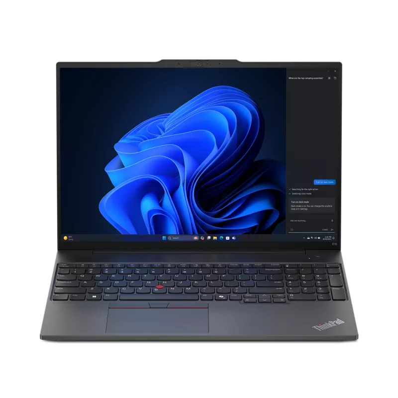 Lenovo ThinkPad E16 Gen 2 21MA001YGE nešiojamas kompiuteris, Intel Core Ultra 5 125U, 40,6 cm (16 colių) WUXGA IPS 1920 x 1200, 16 GB DDR5-SDRAM, 512 GB SSD, Wi-Fi 6E, Windows 11 Pro, juodos spalvos