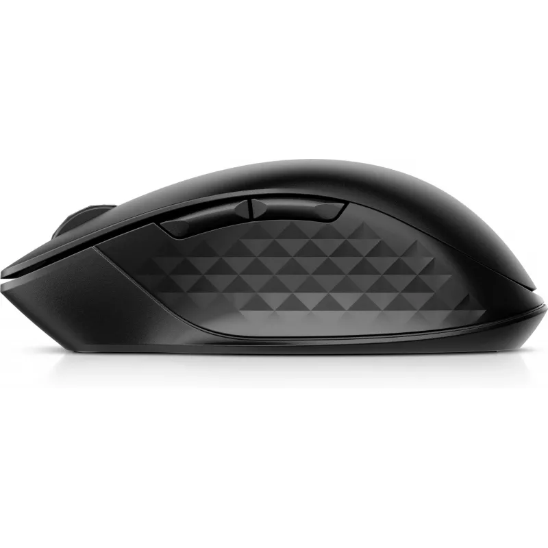 HP 430 belaidė pelė keliems įrenginiams, ambidekstrinė, optinė, RF belaidis + Bluetooth, 1200 DPI, juoda