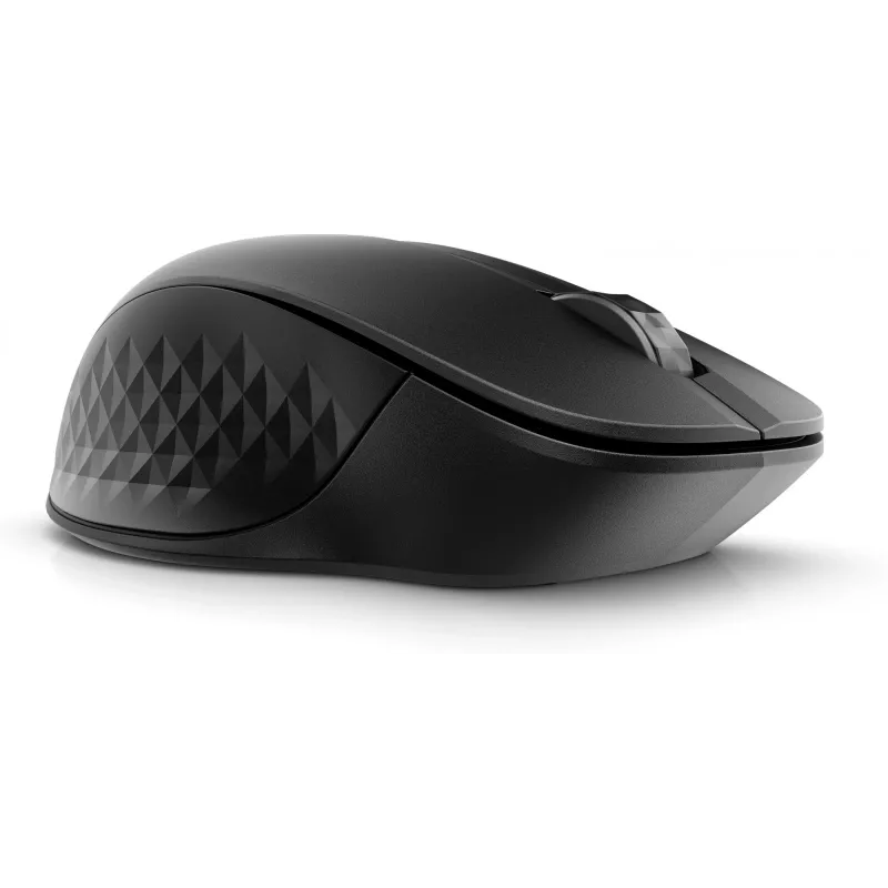 HP 430 belaidė pelė keliems įrenginiams, ambidekstrinė, optinė, RF belaidis + Bluetooth, 1200 DPI, juoda