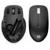 HP 430 belaidė pelė keliems įrenginiams, ambidekstrinė, optinė, RF belaidis + Bluetooth, 1200 DPI, juoda