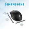HP 430 belaidė pelė keliems įrenginiams, ambidekstrinė, optinė, RF belaidis + Bluetooth, 1200 DPI, juoda