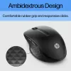 HP 430 belaidė pelė keliems įrenginiams, ambidekstrinė, optinė, RF belaidis + Bluetooth, 1200 DPI, juoda