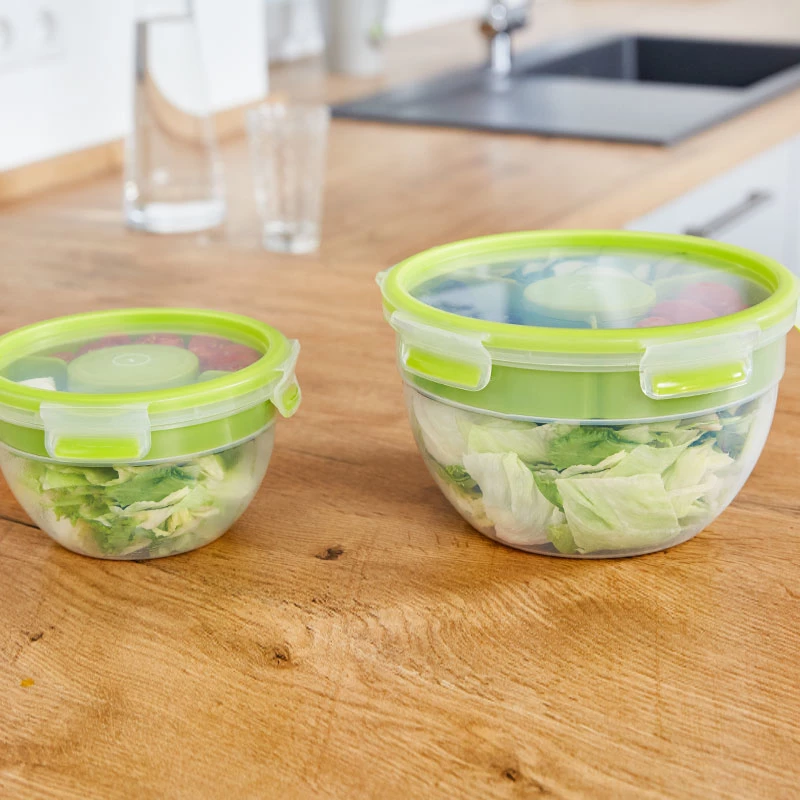 Dėžutė maistui EMSA CLIP & GO Salotų XL apvali 2,6 L