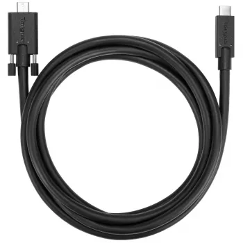 Targus ACC1122GLX USB 3.2 Gen 1 laidas USB C – USB C, 1,8 m, juodas