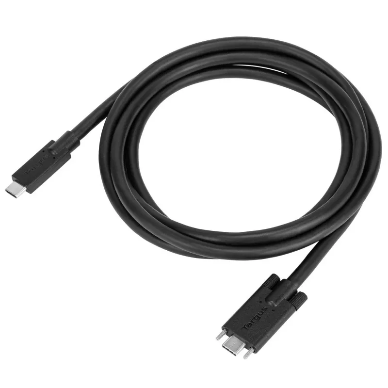 Targus ACC1122GLX USB 3.2 Gen 1 laidas USB C – USB C, 1,8 m, juodas