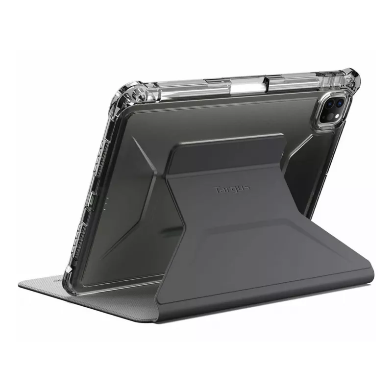 Targus Pro-Tek THZ984GL skaidrus dėklas iPad Pro 11 colių (M4) planšetei, 27,9 cm (11 colių), TPU, skaidrus / juodos spalvos