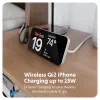 Targus HJ3310WHGL belaidis įkroviklis ausinėms, išmaniajam telefonui, išmaniajam laikrodžiui, baltas, USB, greitasis įkrovimas, skirtas naudoti patalpose