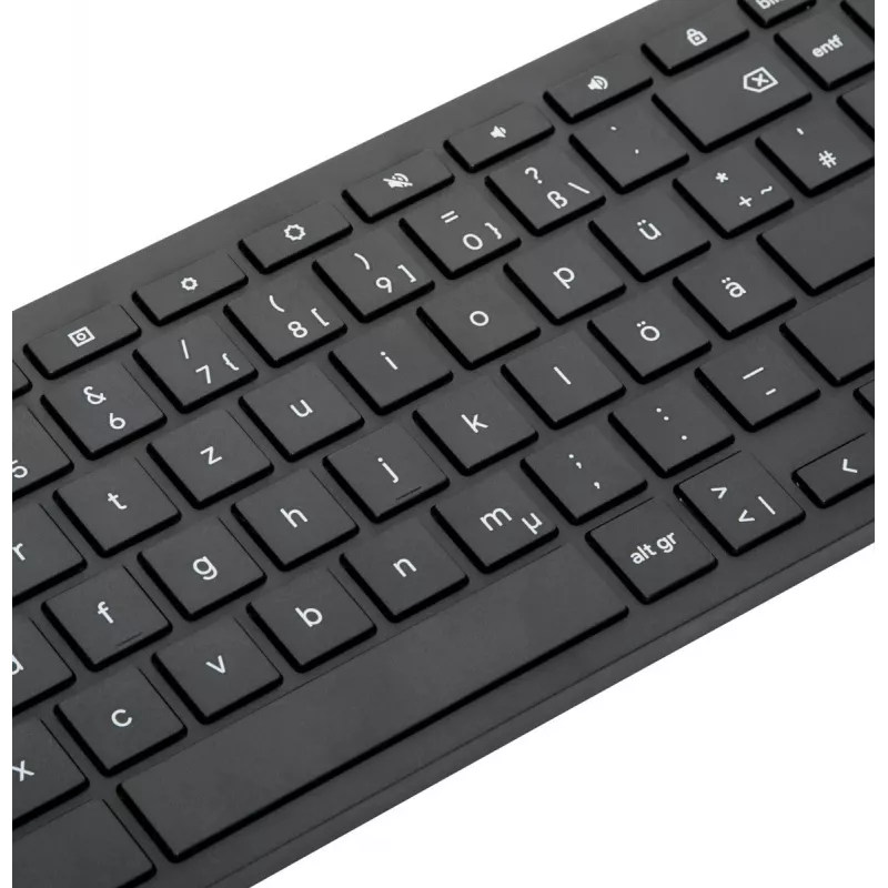 Targus AKB872DE belaidė klaviatūra Bluetooth QWERTZ vokiška juoda pilno dydžio