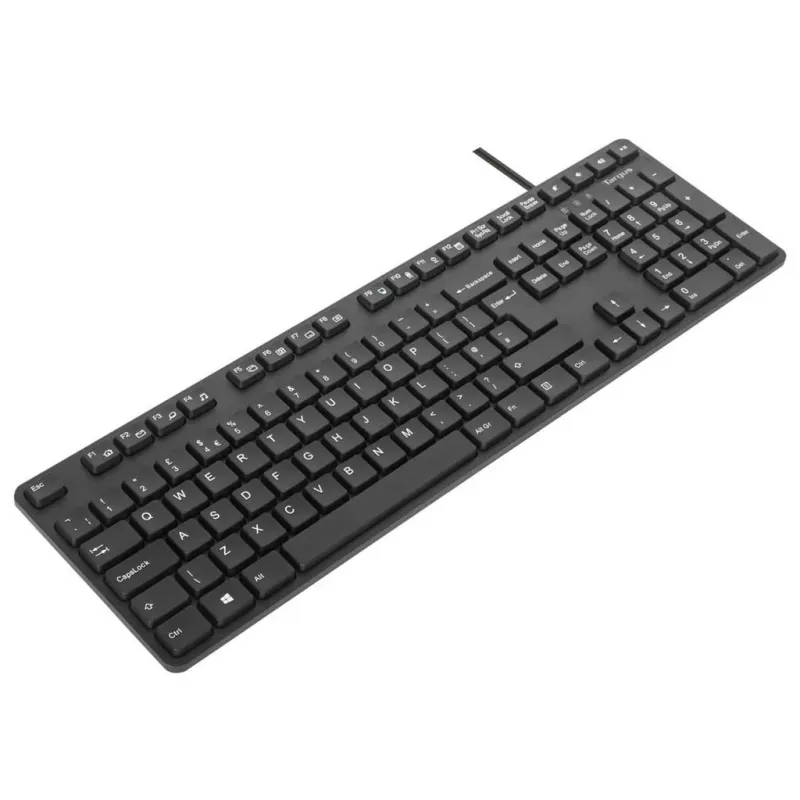 Targus AKM622ES klaviatūra su pele, USB, QWERTY, ispaniškas išdėstymas, juoda