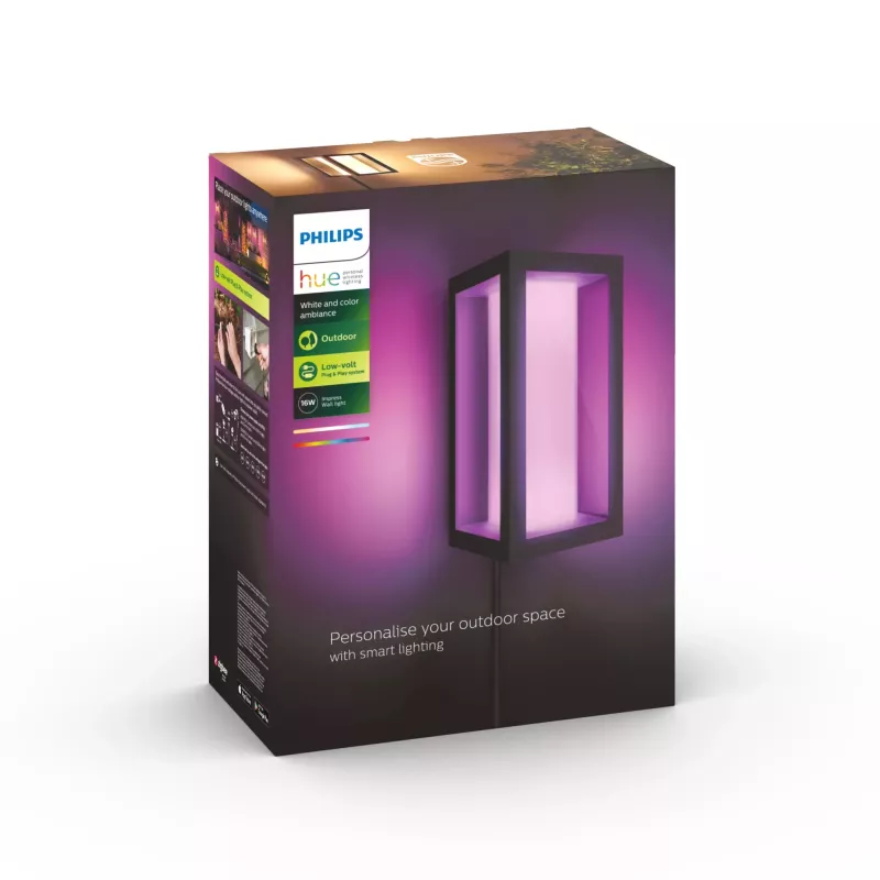 Philips Hue White and colour ambience Impress lauko sieninis šviestuvas (žemos įtampos)