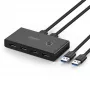 USB jungiklis Ugreen 30768, 4 prievadai USB 3.2 Gen 1, juodas