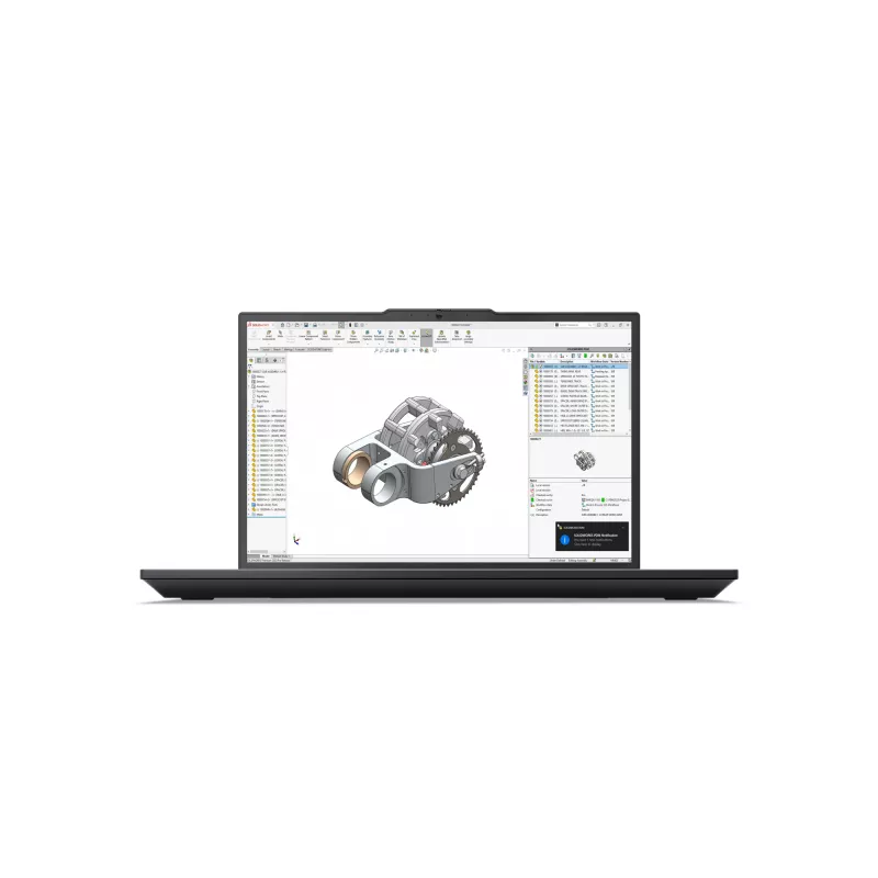 Lenovo ThinkPad P16v Gen 3 (Intel) nešiojama darbo stotis, Intel Core Ultra 7 255H, 40,6 cm (16 colių) WUXGA, 32 GB DDR5, 1 TB SSD, NVIDIA RTX PRO 1000 Blackwell, Wi-Fi 7, Windows 11 Pro, juoda