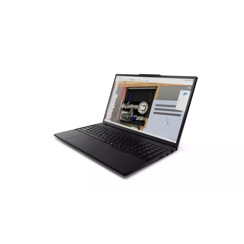 Lenovo ThinkPad P16v Gen 3 (Intel) nešiojama darbo stotis, Intel Core Ultra 7 255H, 40,6 cm (16 colių) WUXGA, 32 GB DDR5, 1 TB SSD, NVIDIA RTX PRO 1000 Blackwell, Wi-Fi 7, Windows 11 Pro, juoda