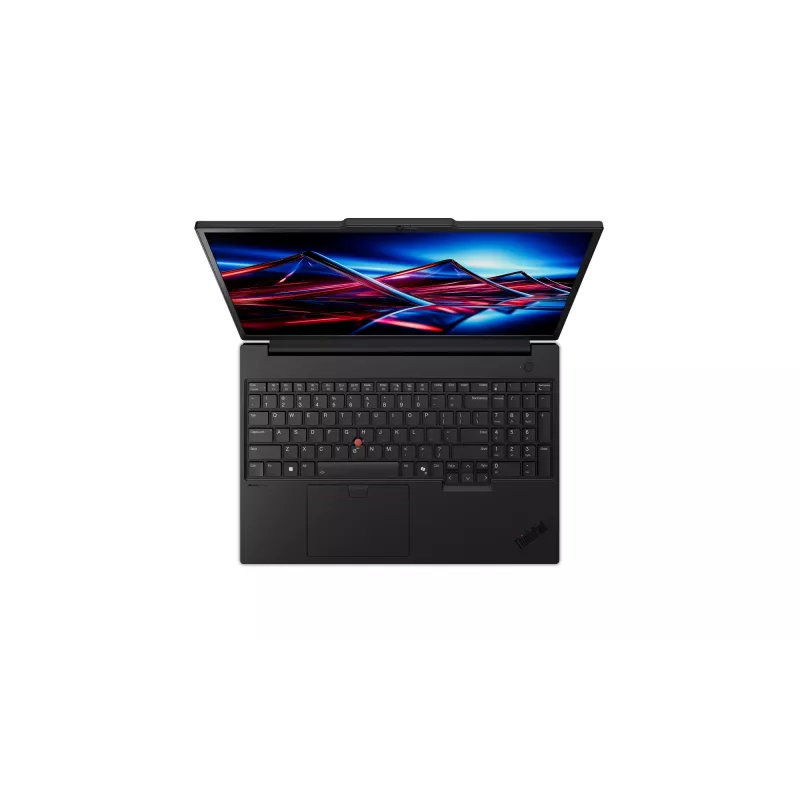 Lenovo ThinkPad P16v Gen 3 (Intel) nešiojama darbo stotis, Intel Core Ultra 7 255H, 40,6 cm (16 colių) WUXGA, 32 GB DDR5, 1 TB SSD, NVIDIA RTX PRO 1000 Blackwell, Wi-Fi 7, Windows 11 Pro, juoda