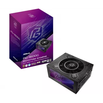 ASROCK Phantom Gaming PG-1600G 1600W 80+ Gold Juodas ATX maitinimo blokas