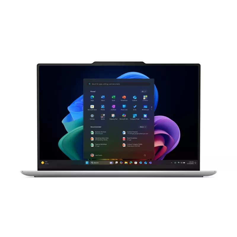 Nešiojamas kompiuteris Lenovo ThinkPad X9-14 Gen 1 Aura Edition Copilot+ PC Intel Core Ultra 7 258V 35,6 cm (14 col.) liečiamas ekranas 2.8K 32 GB LPDDR5x-SDRAM 1 TB SSD Wi-Fi 7 (802.11be) Windows 11 Pro balta