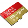 WESTERN DIGITAL Extreme microSDXC 128GB SD adapter veiksmo kameroms ir dronams 170MB/s 80MB/s A2 C10 V30 UHS-I U3