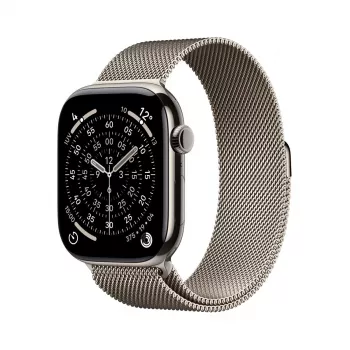 APPLE Watch Series 11 GPS + Cellular 46 mm natūralus titano korpusas su natūralia Milano kilpa M/L
