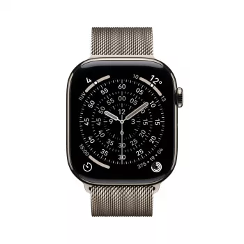 APPLE Watch Series 11 GPS + Cellular 46 mm natūralus titano korpusas su natūralia Milano kilpa M/L