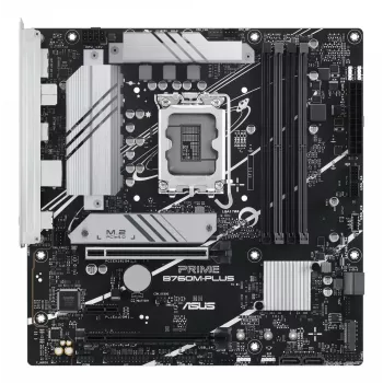 Motininė plokštė ASUS PRIME B760M-PLUS — Intel B760, LGA 1700, micro-ATX, DDR5, 4 DIMM, 192 GB, 2,5 Gb LAN, 2x M.2