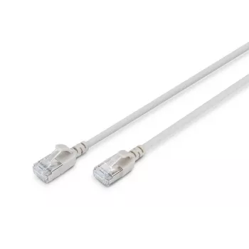 DIGITUS plonas pataisos kabelis CAT6A F-FTP 50 cm pilkas