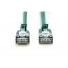 DIGITUS Slim Patch laidas CAT6A F-FTP 1m Žalia