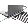 Manhattan 12-in-1 USB-C dokas / stotelė 4K 60Hz, 100W PD