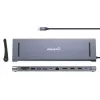 Manhattan 12-in-1 USB-C dokas / stotelė 4K 60Hz, 100W PD