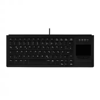 Contour Design Active Key Contour pramoninė klaviatūra IP68 su jutikliniu kilimėliu Mini Wireless Black DE 4400
