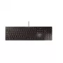 CHERRY KC 6000 Slim klaviatūra, pilno dydžio, USB, US anglų, juoda