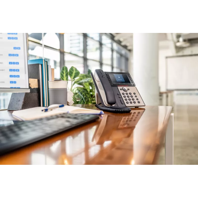 HP Poly Edge E550 IP telefonas su PoE, IPS, 800 x 480 pikselių, 5:3, WPA2-Enterprise, EAP-TLS, HTTPS, ENERGY STAR, EAC, RoHS, FCC, CE