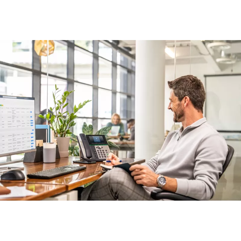 HP Poly Edge E550 IP telefonas su PoE, IPS, 800 x 480 pikselių, 5:3, WPA2-Enterprise, EAP-TLS, HTTPS, ENERGY STAR, EAC, RoHS, FCC, CE
