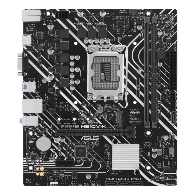 ASUS Prime H610M-K Intel H610 LGA 1700 micro ATX pagrindinė plokštė