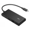 ASUS Dual 4K USB-C Dock DC201 – belaidė USB 3.2 Gen 2 (3.1 Gen 2) Type-C stotelė, juoda