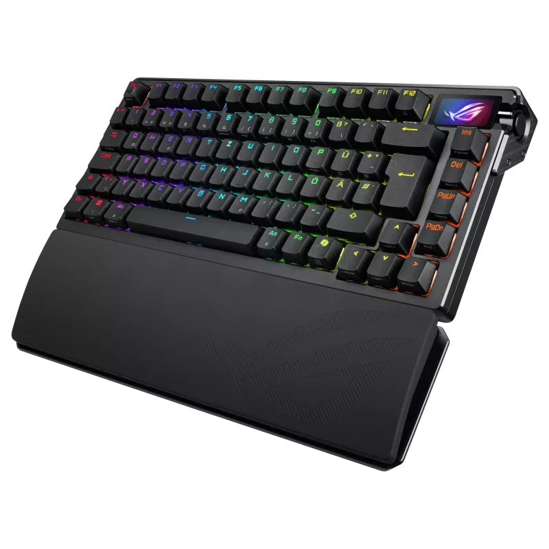 ASUS ROG Azoth Extreme klaviatūra žaidimams USB + RF belaidė + Bluetooth QWERTZ juoda