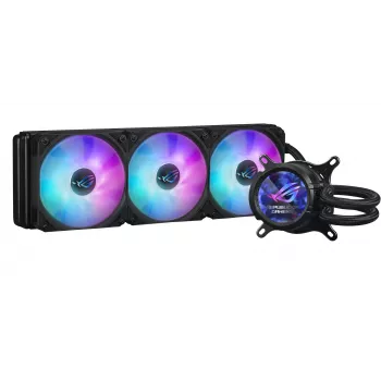 ASUS ROG STRIX LC III 360 ARGB procesoriaus vandens aušintuvas, 360 mm, juodas