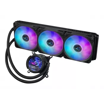 ASUS ROG STRIX LC III 360 ARGB procesoriaus vandens aušintuvas, 360 mm, juodas