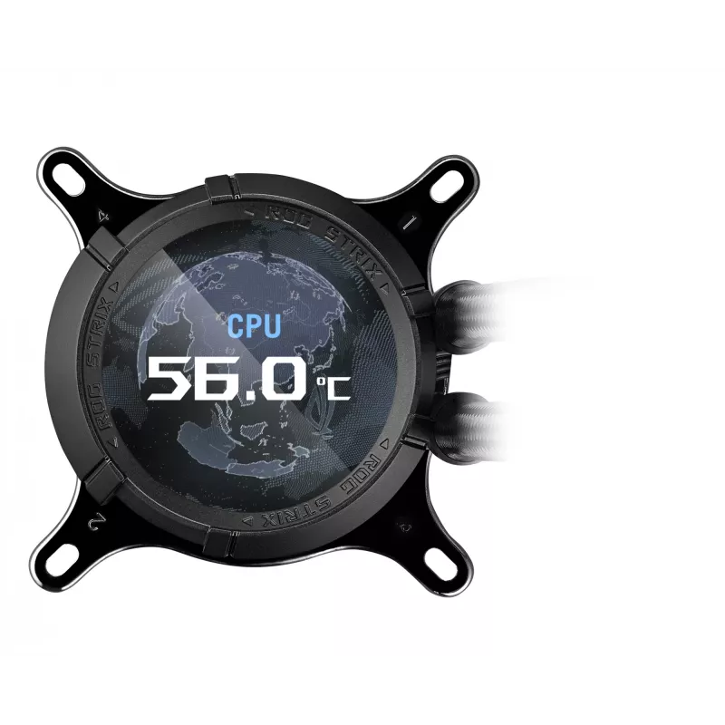 ASUS ROG STRIX LC III 360 ARGB procesoriaus vandens aušintuvas, 360 mm, juodas
