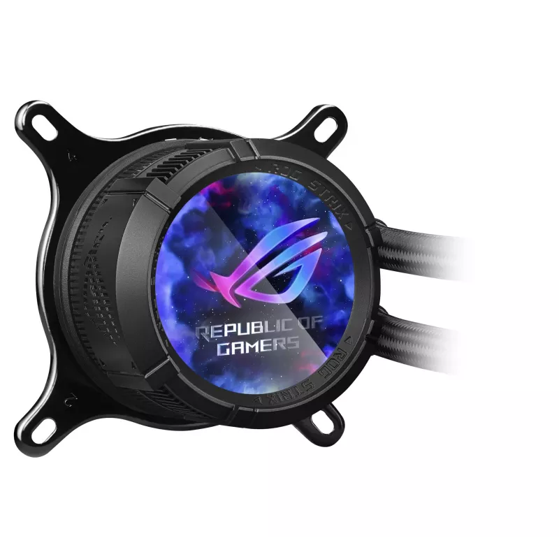 ASUS ROG STRIX LC III 360 ARGB procesoriaus vandens aušintuvas, 360 mm, juodas