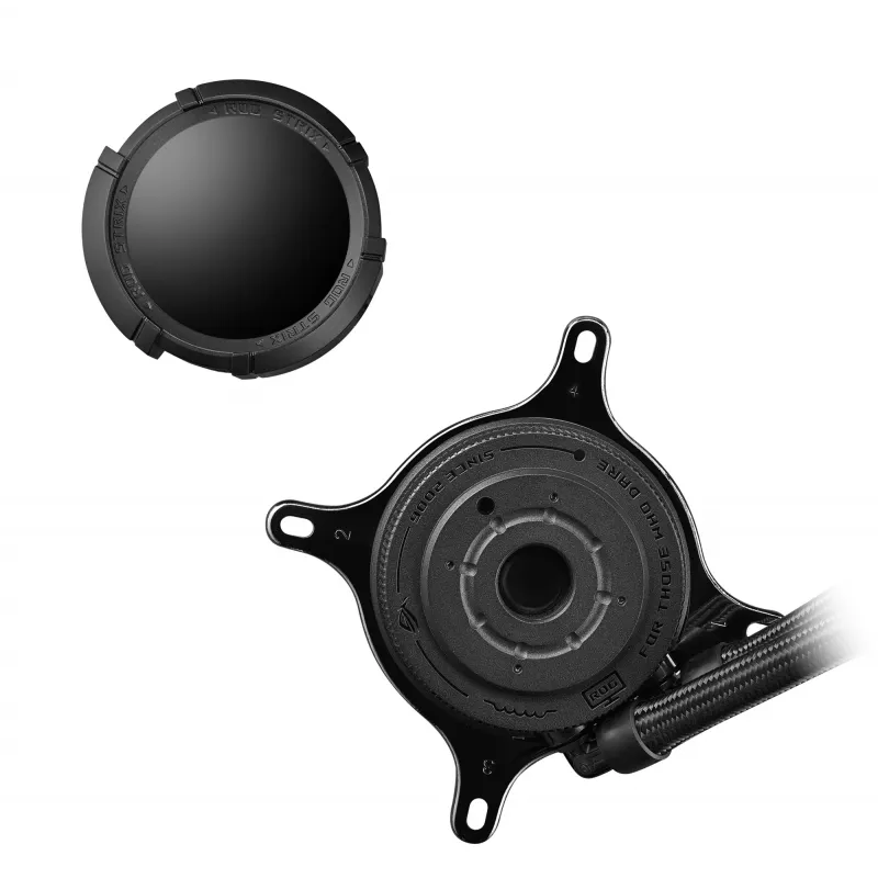 ASUS ROG STRIX LC III 360 ARGB procesoriaus vandens aušintuvas, 360 mm, juodas