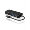 ICY BOX IB-HUB1426-CPD USB 3.2 Gen 1 (3.1 Gen 1) Type-C 5000 Mbit/s Juodas