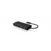 ICY BOX IB-HUB1426-CPD USB 3.2 Gen 1 (3.1 Gen 1) Type-C 5000 Mbit/s Juodas